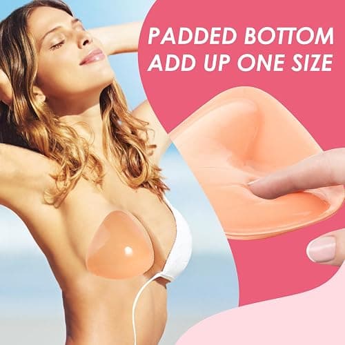 Boomba Invisible Lift Inserts Double-Sided Sticky Bra Ultra Push Up Bra Inserts Suitable for Different Occasions thumbnail 5