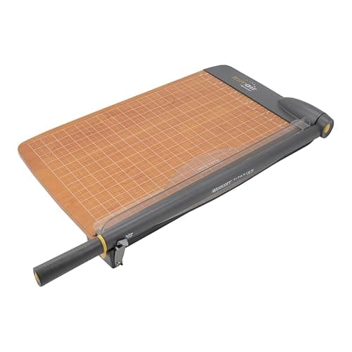 Westcott TrimAir Guillotine Paper Cutter, Paper Trimmer with Sharp and Durable Titanium-Bonded Blade, Maximum Safety Features, 18-Inch, Back to School, School Supplies, Classroom thumbnail 2