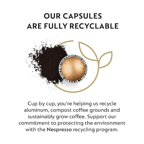 Nespresso Capsules Vertuo, Melozio, Medium Roast Coffee, 30-Count Coffee Pods, Brews 7.8oz. thumbnail 6