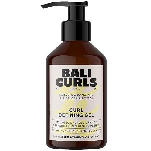 BALI CURLS Curl Defining Gel – Definierendes Locken Gel mit Leinsamen- und Ylang-Ylang-Extrakt – Veganes Lockengel für geschmeidige und definierte Curls – Lockenpflege für Naturlocken – 150ml - Image 1