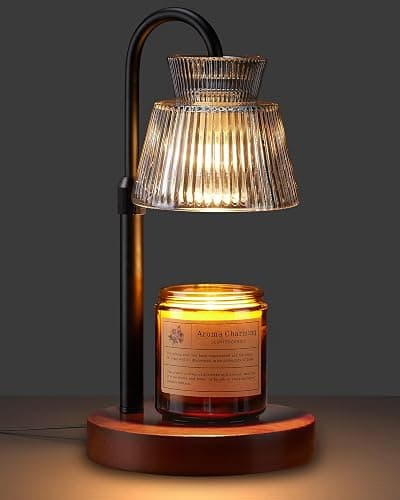 LISUNAR Candle Warmer Lamp with Timer &Dimmable Wax Melt Warmer for Scented Jar Candles, 2 Bulbs,Birthday Gifts for Women House Warming Gifts, Home Decor - Image 1