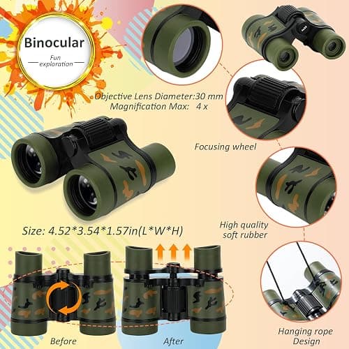 Walkie Talkies for Kids Toys Boys Gifts Aged 5+ Long Range 2 Way Radio for Camping Hunting Hiking Outdoor Game 6 7 8 9 10 Year Old Birthday Present for Kids thumbnail 3