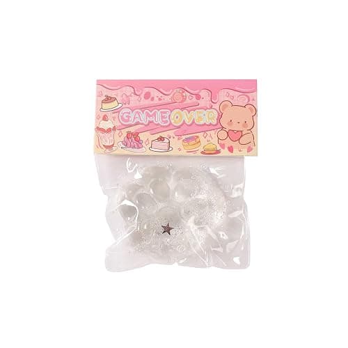 Taba Squishy Cat Paw Squeeze Toys,Sensory Fidget Toy for Your Best Mellow and Chill,Party Favors, Birthday Gift, Squishy Toys for Adults (Transparent) - Image 1