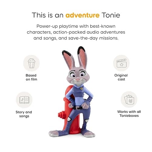 Tonies Judy Hopps Audio Toy Figurine from Disney's Zootopia & Zootopia 2 thumbnail 5