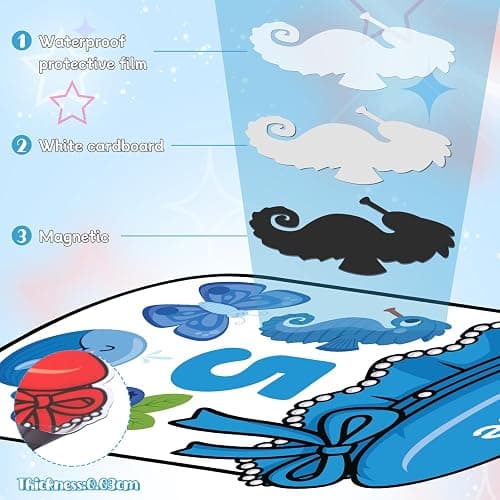 10Pcs Magnetic Color Sorting Cute Fridge Magnets for Kids Color Sorting | 60 Fridge Magnet Soft Magnets for Early Education Color Sorting Fine Motor Skills Boys Girls Gifts thumbnail 3