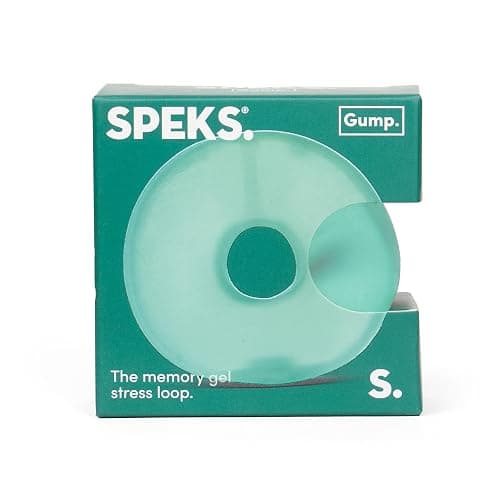 SPEKS Gump Loop | Glass | Ultra Soft Squishy Fidget Toy for Adults & Teens | Palm Sized Fun Stress Relief & Desk Toy | Squeezable Memory Loop with Gel Filling thumbnail 2