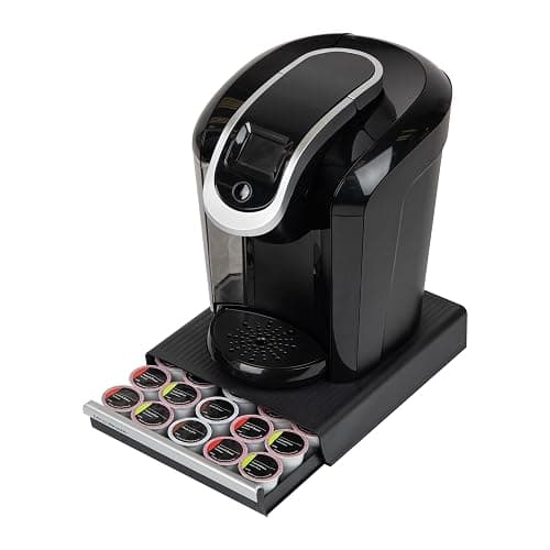 Mind Reader Single Serve Coffee Pod Drawer, 30 Pod Capacity, Countertop Organizer, 10.5"L x 12.75"W x 2.5"H, Black thumbnail 5