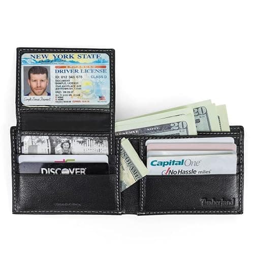 Timberland Men's Genuine Leather Passcase Security RFID Wallet thumbnail 4
