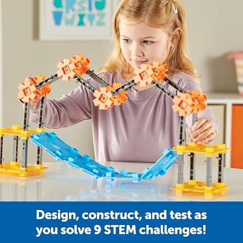 Learning Resources STEM Explorers Bridge Builders - Building Science Toys, Fine Motor Skills, Toddler Explorer Kit, Gifts for Boys and Girls thumbnail 2