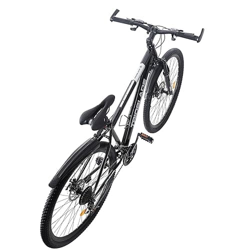 LSLIFE 24 26 27.5 29 Inch Mountain Bike, 21-Speed Mountain Bicycle for for Adult Drivetrain Mens Women Mountain Bike Dual Disc Brakes Lightweight Bicycle thumbnail 4