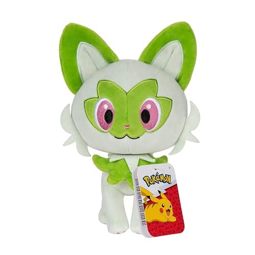 Pokémon Paldea First Partner Plush 3 Pack - 8-Inch Pokémon Plush of Fuecoco, Quaxly, and Sprigatito thumbnail 6