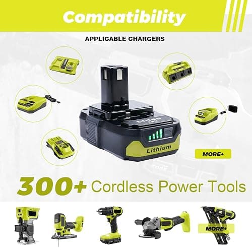 ULDERTRA 2-Pack 3.0Ah Replacement Batteries for Ryobi 18V Tools – Extended Power and Reliability thumbnail 6
