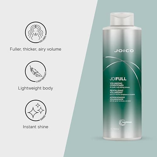 Joico JoiFULL Volumizing Conditioner | For Fine, Thin Hair | Add Instant Body | Long-Lasting Fullness | For Thicker Bouncier Hair | Boost Shine | With Lotus Flower & Bamboo Extract thumbnail 2