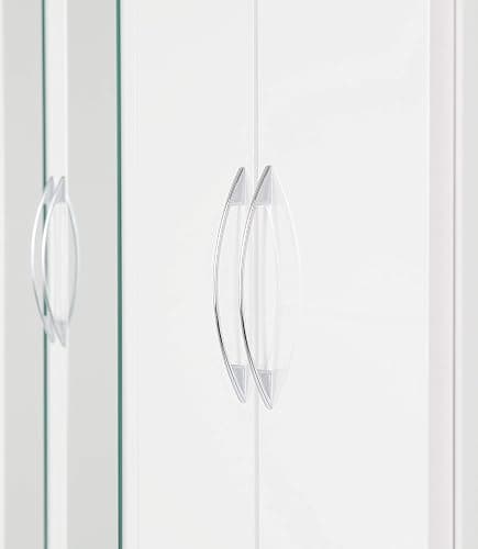 Seconique Nevada 4 Door 2 Drawer Wardrobe in White Gloss thumbnail 7