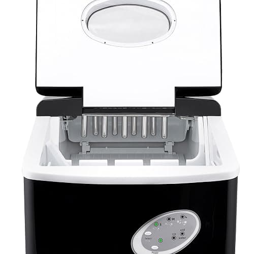 NewAir Counter Top Ice Maker Machine (Black), Compact Automatic Ice Maker, Cubes Ready in 6 Minutes, 28 Pounds in 24 Hours - Perfect for Home/Kitchen/Office/Bar thumbnail 13