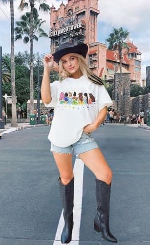 Magical Shirt for Women Oversize Magic Kingdom Tshirt Princess Shirt Family Vacation Trip Tees Summer Casual Crewneck Shirts thumbnail 4