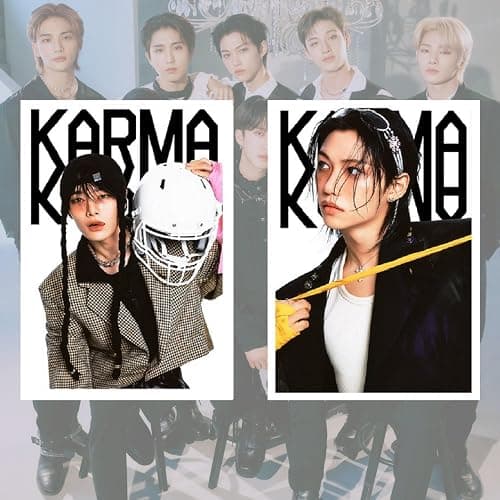 STRAY-KIDS Posters,9PCS STRAY-KIDS Poster Wall Painting Postable Photos for Birthday Party Home Decoration(Black) thumbnail 5