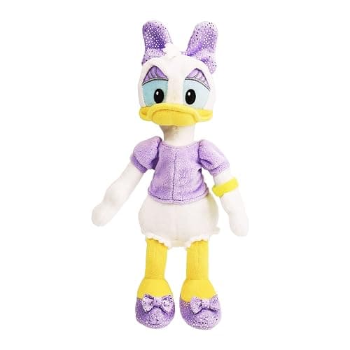 Disney Junior Mickey Mouse Small Plushie Stuffed Animal Daisy Duck, Kids Toys for Ages 2 Up by Just Play - Image 1