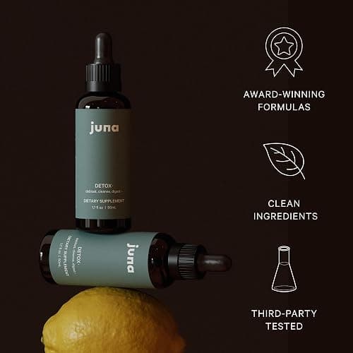 Juna Chlorophyll Liquid Drops, 3X Potency Concentration - Detox, Debloat, Cleanse, Internal Deodorant, Energy & Cellular Support Supplement - Fresh Minty Lemon Taste thumbnail 7
