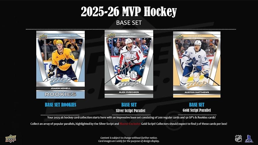 2025-26 Upper Deck MVP Hockey Blaster Box thumbnail 2