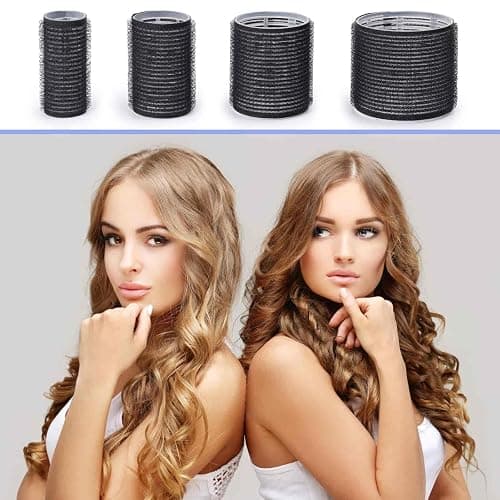 Selizo Hair Roller 28 Pcs Set, Includes 16Pcs Self-Grip Hair Rollers in 4 Sizes and 12Pcs Hair Clips for Long Medium Short Hair Volume thumbnail 7