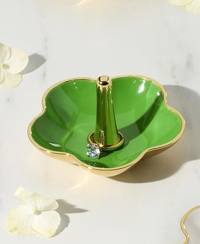 kate spade new york Make It Pop Metal Ring Dish, Green thumbnail 2