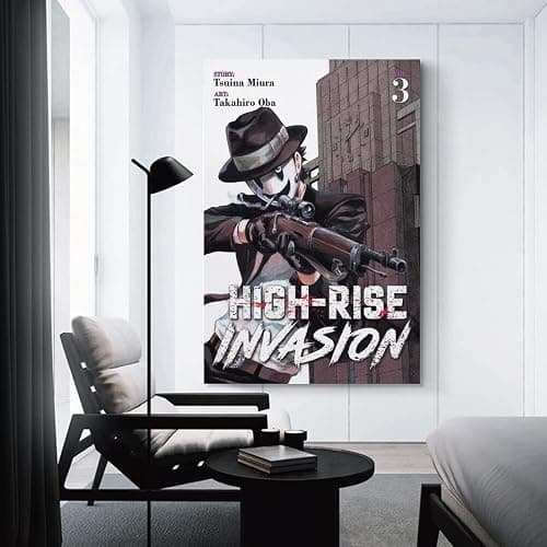 Anime Poster High-Rise Invasion Art Poster Art Poster Canvas Painting Decor Wall Print Photo Gifts Home Modern Decorative Posters Framed/Unframed 08x12inch(20x30cm) thumbnail 3