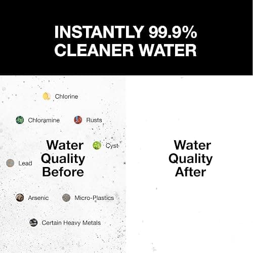 Filterbaby Skincare Filter 2.0, Bathroom Sink Filter Faucet for Men and Women’s Skin Care, 99.9% Chlorine Removal – 0.000001 mm Carbon Fiber, Clinically Tested, Skin Hydration in 2 Weeks (Chrome) - Chrome thumbnail 3