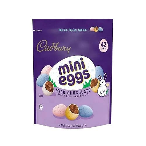 Cudbury Mini Eggs Large Size Bag- 42 ounces - Image 1