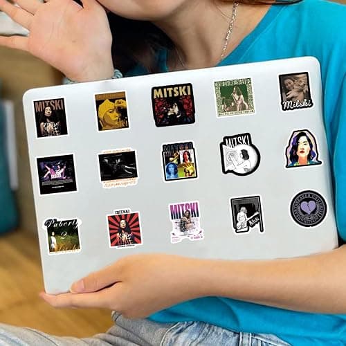 64pcs Mitski Stickers American Singer-Songwriter Stickers for Cartoon Cute Girls Boys Teenagers Adult Water Bottles Laptop Suitcases Birthday Toy Decoration Kids Holiday Party thumbnail 8
