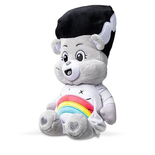 Care Bears Universal Monsters Fun Size Plush - Black & White - Cheer Bear as Bride of Frankenstein thumbnail 4