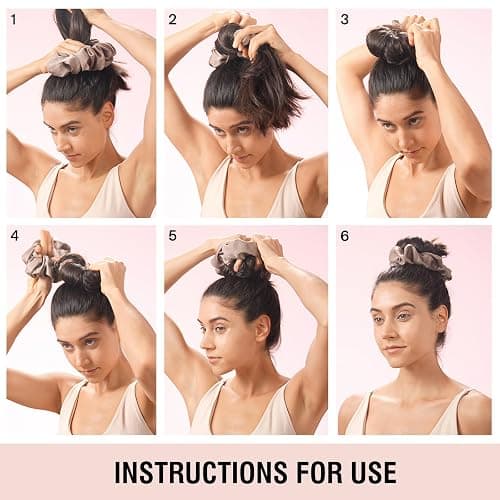 BLINKEEN Curling Scrunchie, Heatless Hair Curler to Sleep In, No Heat Curls for Long Hair, Soft Sleep Hair Roller (Pink, 1 Count) thumbnail 3