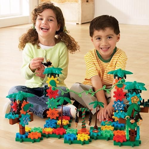 Learning Resources Gears Movin' Monkeys Building Play Set, STEM Activities, Fine Motor Skills, Toddler Explorer Kit, Science and Construction, Boys and Girls Gifts, Ages 5 and Up thumbnail 5