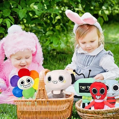 MIOJKSE Dandy's World Plush, Stuffed Figure Pillow for Video Game Fans Room Decor - Decor Ve thumbnail 2