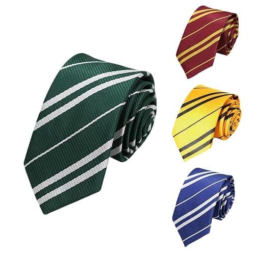 Halloween Cosplay Tie Wizard Necktie Costume Novelty Tie for Themed Party,Unisex Adult Halloween Costume Accessory - Image 1