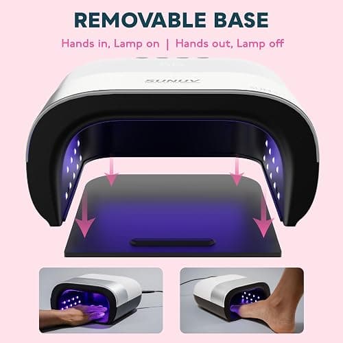 SUNUV SUN3 Professional UV Light for Gel Nails, LED Nail Lamp for Gel Polish with 4-Timer and Sensor, 39 PCS LED Beads, UV Dryer for Salon Home Gift for Woman Mom Girl thumbnail 7