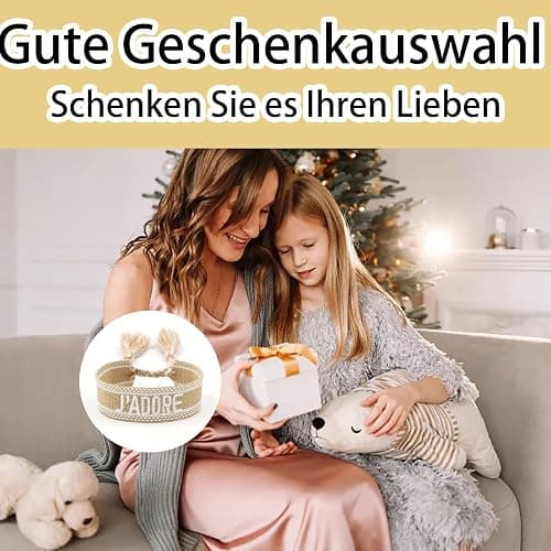 Mmgoqqt Stoffarmband Damen Generisch Friendship Stoffarmband, Gewebtes Armband, Freundschaftsarmband, Webarmband, Besticktes Armband thumbnail 5