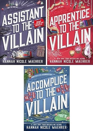 Assistant and the Villain Series Collection Books, Set of 3 Books. Assistant to the Villain, Apprentice to the Villain, Accomplice to the Villain by Hannah Nicole Maehrer - Image 1