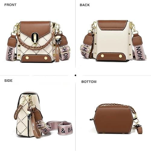 Xiaoyu Small Crossbody Bags for Women Fashion Cell Phone Purse Shoulder Handbags with Wide Strap thumbnail 4
