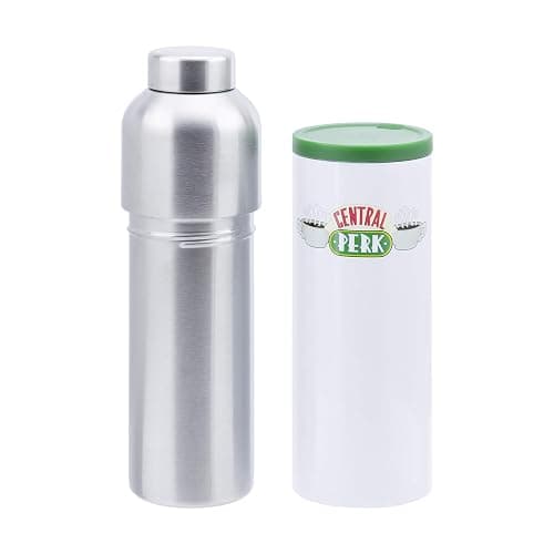Paladone Central Perk Combo Cup|Travel Coffee Mug 400ml and Metal Cold Water Bottle 640ml | Officially Licensed Friends Merchandise thumbnail 7