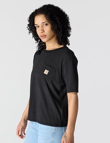 Carhartt Women's Tencel Fiber Series Loose Fit Short-Sleeve Pocket T-Shirt (Also Available in Plus Sizes) thumbnail 2