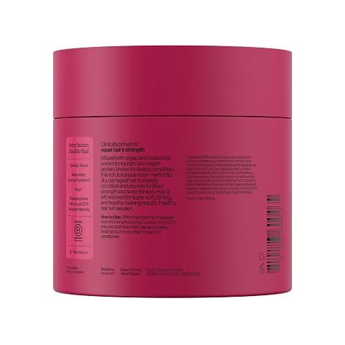 Eva NYC Therapy Session Deep Conditioning Hair Mask with Vegan Protein, Jojoba Oil + Argan Oil - Hydrate, Soften + Repair Hair Strength - Sulfate Free - Warm Vanilla Scent - 13.5 fl oz thumbnail 2