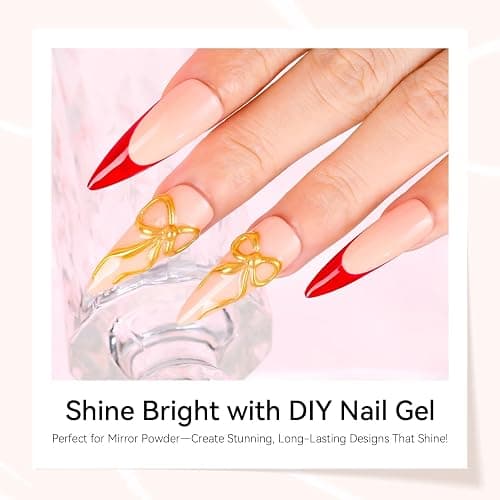 Makartt 3D Gel Nail Art - 15g Rhinestone Glue Gel for Nail Charms, Multifunktionales Skulptur-Nagelgel für DIY-Nageldesign, Nagelschnitzerei Nagelmodellage Hause(Clear) thumbnail 5