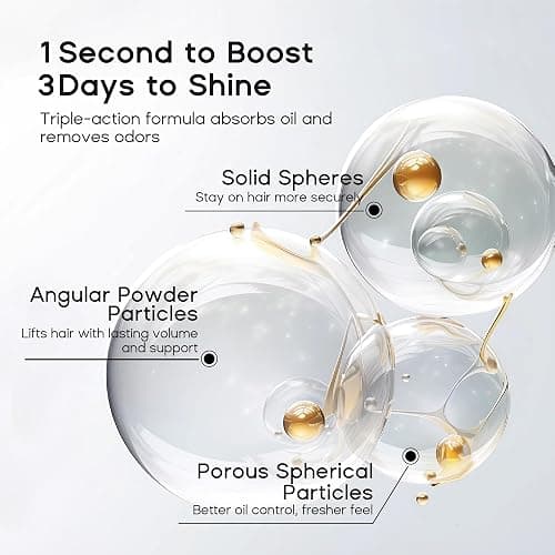 HALOVIDA Dry Shampoo for Women, Invisible Dry Scalp Shampoo Spray for Dark Hair Leaves No White Residue, Absorb Oils, Volumizing & Refresh Hair for 72 Hours, 5.07 Fl Oz thumbnail 8