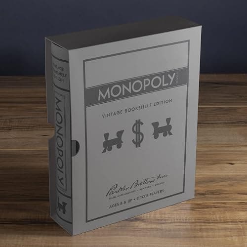 WS Game Company Monopoly Vintage Bookshelf Edition thumbnail 4