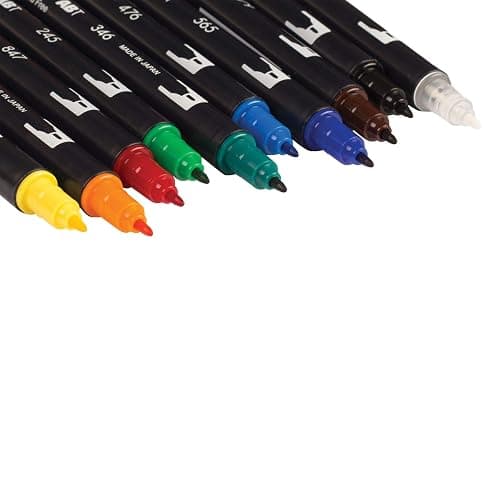 Tombow ABT Dual Brush Pen Set of 10, Primary thumbnail 4