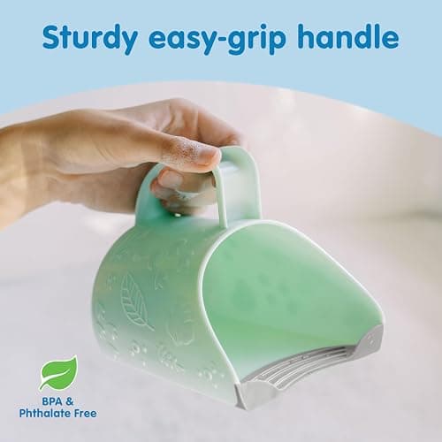 Dr. Brown's CleanUp Dino-Pour Baby Bath Rinse Cup, Tear-Free Rinsing for Babies and Toddlers, BPA Free thumbnail 7