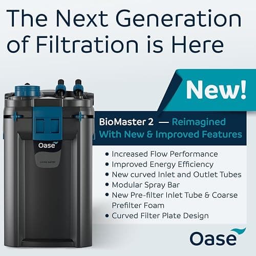 OASE BioMaster 2 Thermo 350 Canister Filter for Aquariums – External Aquarium Filter with Built-in Heater – EasyClean Pre-Filter, Quiet Operation – Freshwater & Saltwater, Up to 90 Gallons thumbnail 2