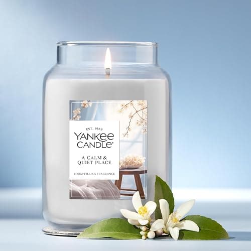 Yankee Candle A Calm Quiet Place, Holiday Scented Candle, 22oz Large Jar with up to 150 Hour Burn Time, Giftable thumbnail 2