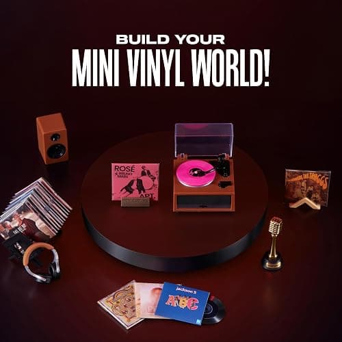 Mini Brands Really Works Vinyl Playset Series 1 by ZURU | Real working mini record player that spins & plays; exclusive mini vinyl included; collectible music playset; collector gift thumbnail 5